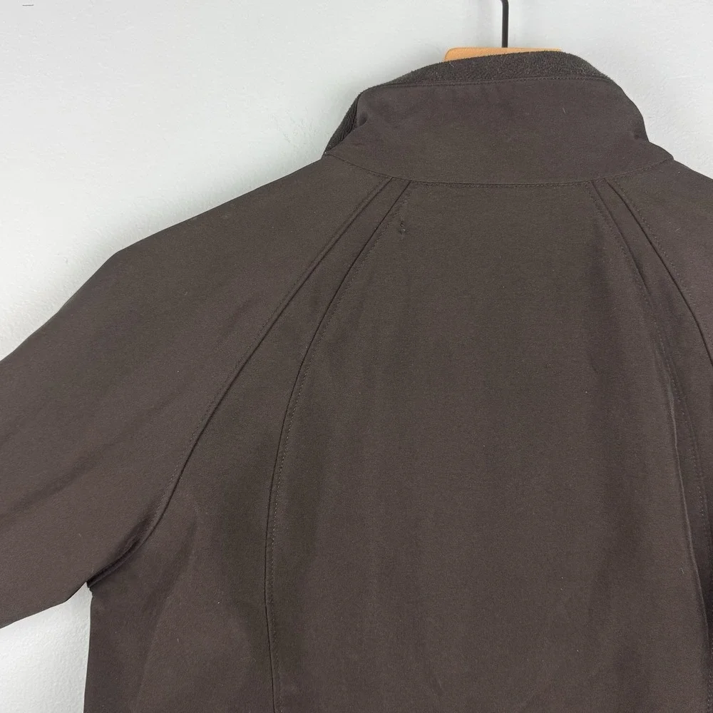 Black Diamond Womens Medium‎ Black Softshell Mock Neck Full Zip Jacket Flawed